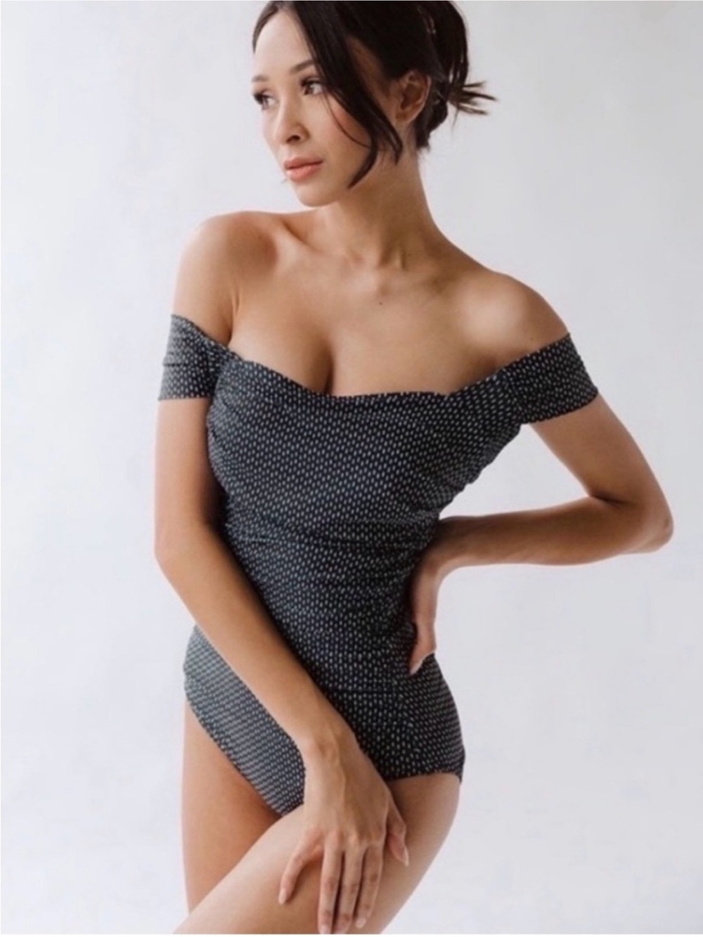 Albion One piece swimsuit,L midnight dash pattern
